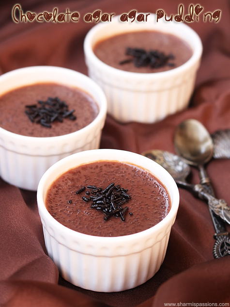 chocolate agar agar pudding recipe
