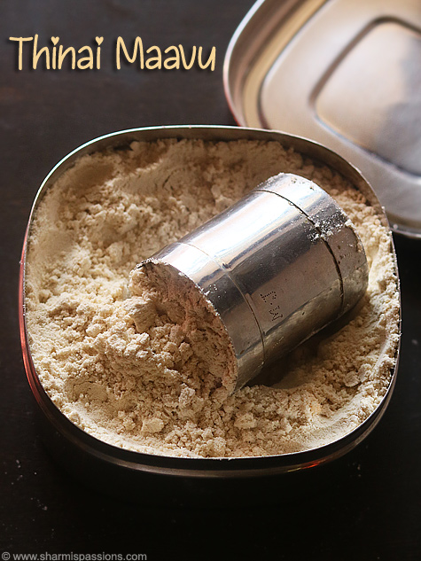 foxtail millet flour recipe