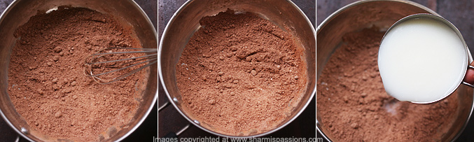 How to make ragi chocolate pudding recipe - Step2