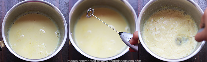 How to make golden milk latte recipe - Step3