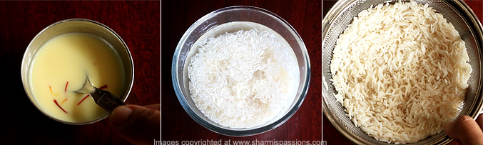 How to make zafrani pulao recipe - Step1