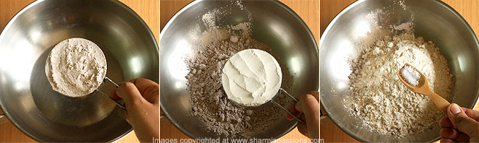How to make ragi poori recipe - Step1