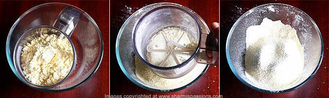 How to make thinai omapodi recipe - Step2