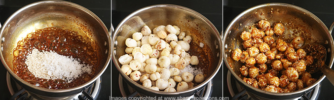 How to make gur makhana recipe - Step5