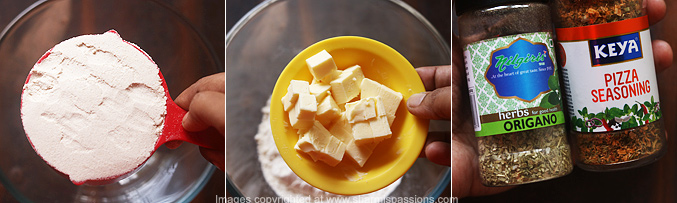 How to make pizza crackers recipe - Step1