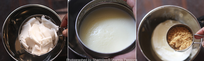 How to make tender coconut milkshake recipe - Step1