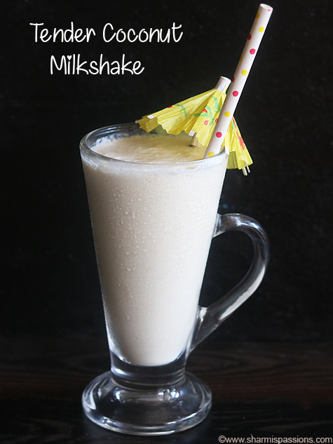 tender coconut milkshake recipe