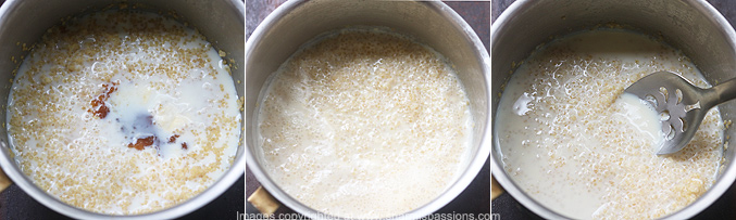 How to make quinoa vanilla pudding recipe - Step3