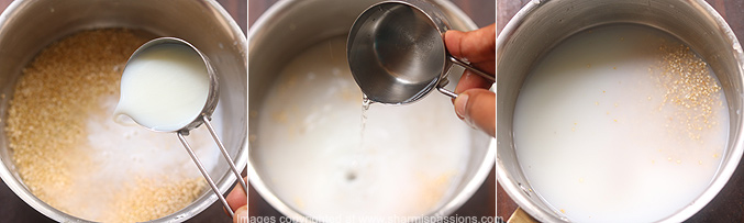 How to make quinoa vanilla pudding recipe - Step1