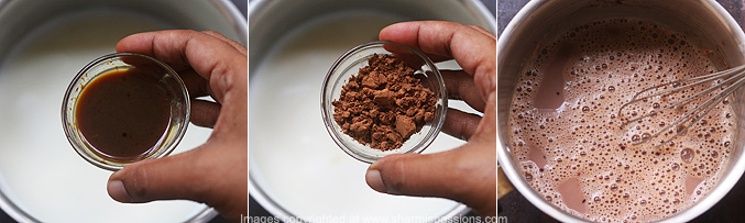 How to make mocha hot chocolate recipe - Step3
