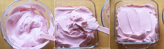 How to make rose ice cream recipe - Step3