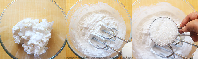 How to make rose ice cream recipe - Step1