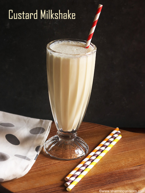 vanilla custard milkshake recipe