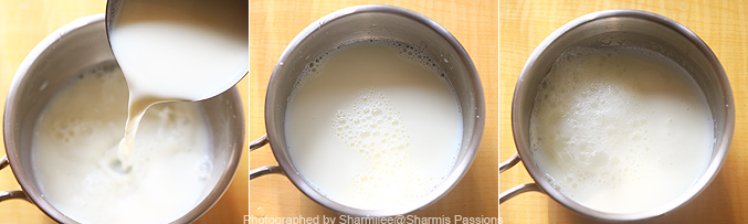 How to make vanilla custard milkshake recipe - Step1