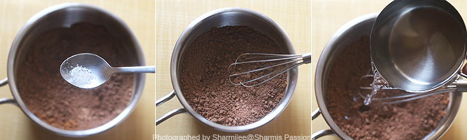 How to make chocolate syrup recipe - Step2