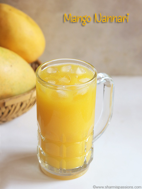 mango nannari sharbath recipe
