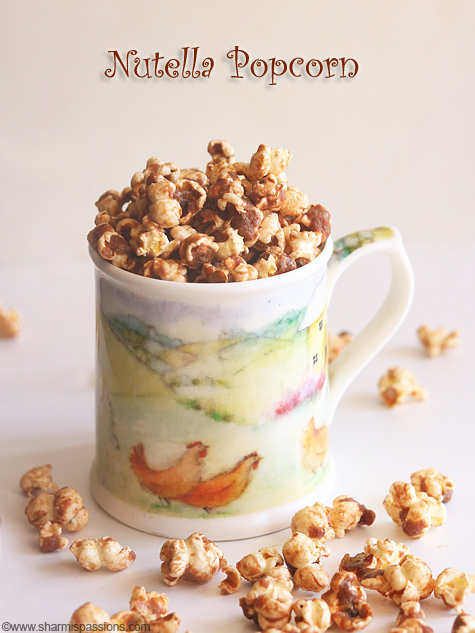 nutella popcorn recipe