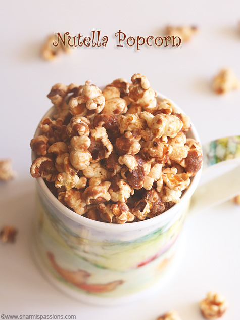 nutella popcorn recipe