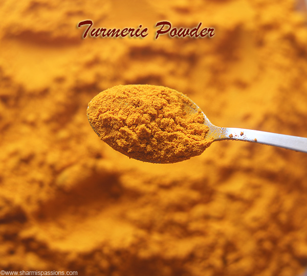 Homemade turmeric powder