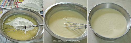Eggless Vanilla Sponge Cake  Step3