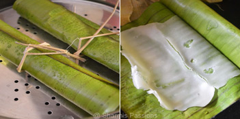 How to make ada in banana leaf for ada pradhaman - Step3