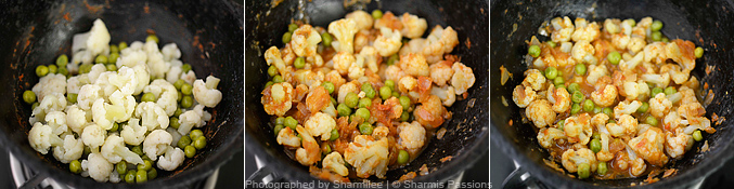 Gobi Matar Curry Recipe - Step3