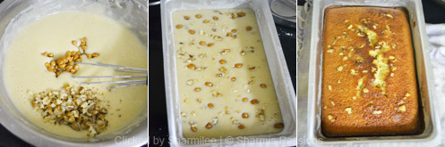 Walnut Butterscotch Loaf Cake Recipe - Step4