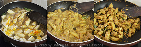 How to make vazhakkai curry - Step3