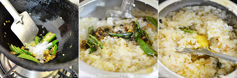How to make ven pongal - Step3