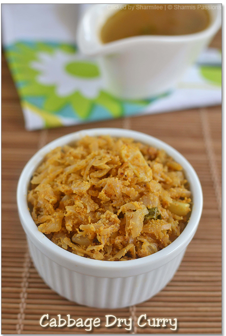 Cabbage Dry Curry Recipe