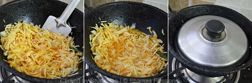 Cabbage Dry Curry Recipe - Step3