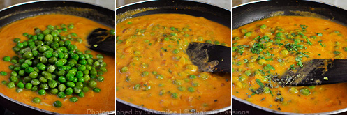 How to make green peas masala - Step4