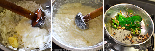 How to make curd rice - Step2