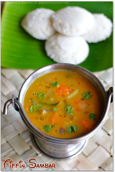 Tiffin Sambar Recipe