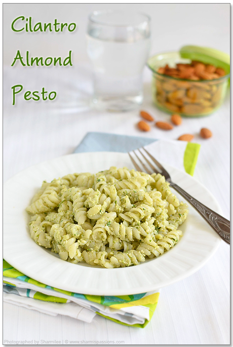 Cilantro Almond Pesto Recipe