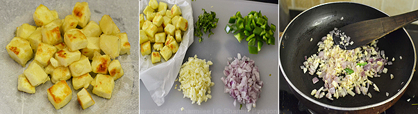How to make chilli paneer - Step2