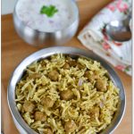Soya Chunks Biryani Recipe   Meal Maker Biryani - 78