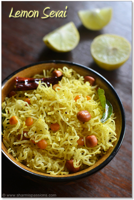 Lemon Sevai - Lemon Idiyappam Recipe