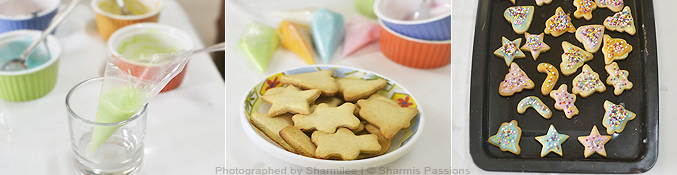 Eggless Sugar Cookies(with royal icing)