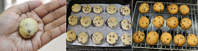 How to make choco chip cookies - Step4