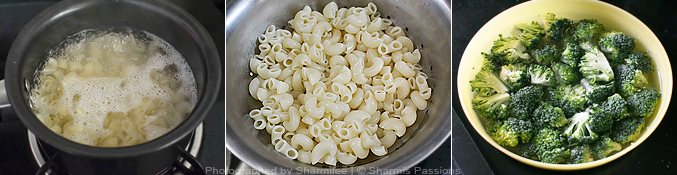 How to make broccoli pasta - Step1