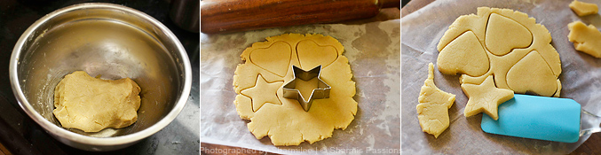How to make  shortbread cookies - Step2