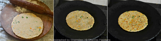 How to make vegetable paratha - Step3