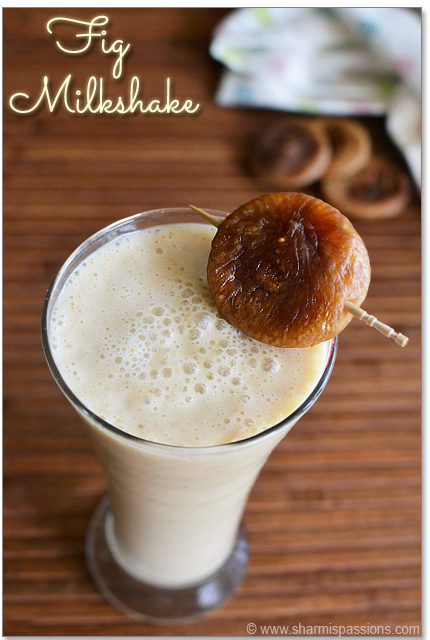 Fig and Honey Milkshake Recipe