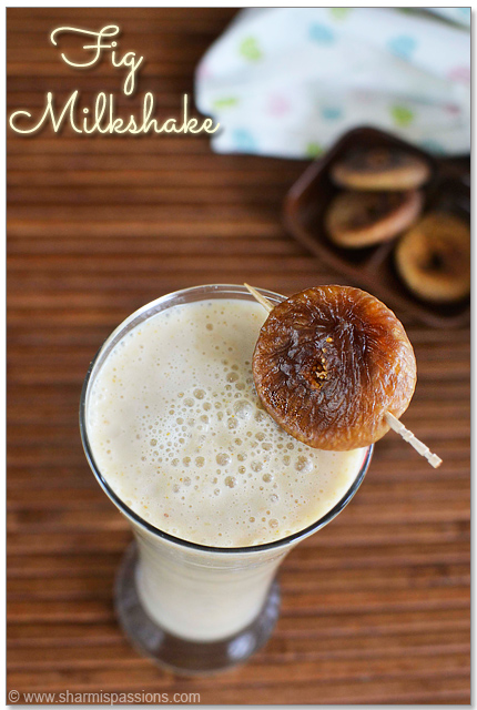 Fig Milkshake Recipe