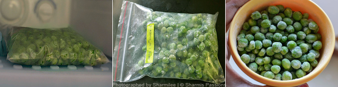 How to make frozen peas at home - Step4
