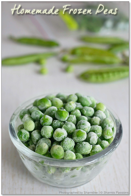 Homemade Frozen Peas Recipe