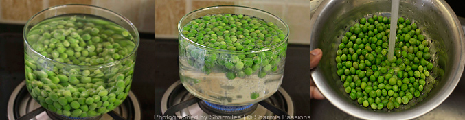 How to make frozen peas at home - Step2