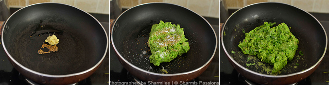 How to make green peas paratha - Step3