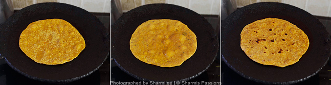 How to make masala chapathi - Step3